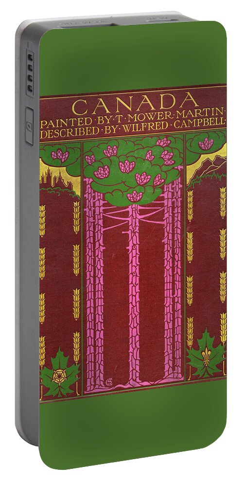 Canada Portable Battery Charger featuring the mixed media Cover design for Canada by Unknown
