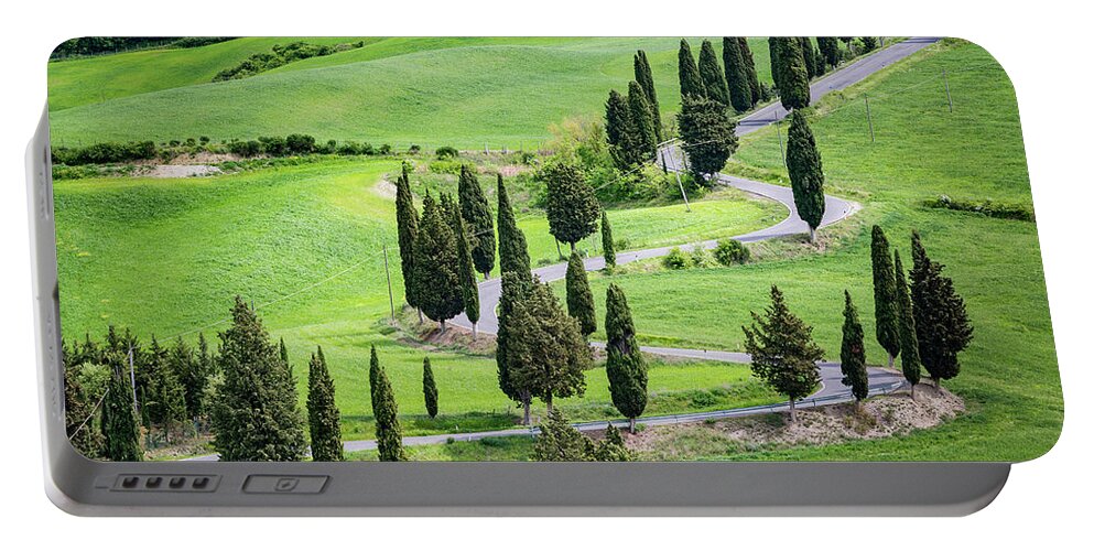 Agriculture Portable Battery Charger featuring the photograph Crete Senesi, Tuscany by Francesco Riccardo Iacomino