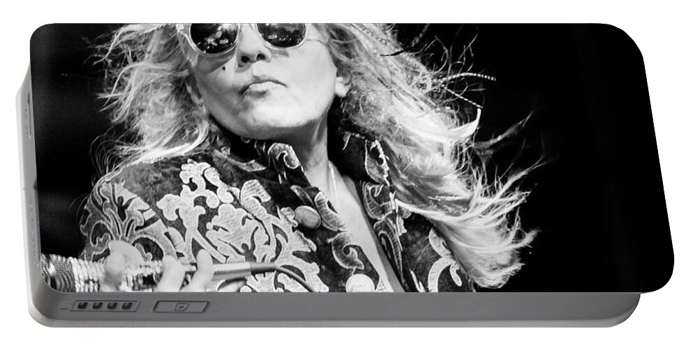 Missing Persons Portable Battery Charger featuring the photograph Dale Bozzio 1 by Denise Dube