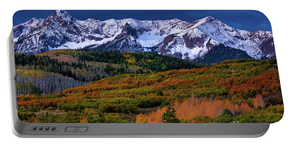 Colorado Portable Battery Charger featuring the photograph Dallas Divide Morning by Doug Sturgess