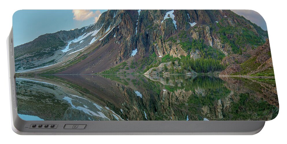 00574869 Portable Battery Charger featuring the photograph Dana Plateau From Ellery Lake, Sierra #1 by Tim Fitzharris