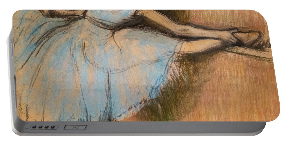 Dance Portable Battery Charger featuring the painting Dancers At The Helm Around 1900 Charcoal And Pastel by Edgar Degas