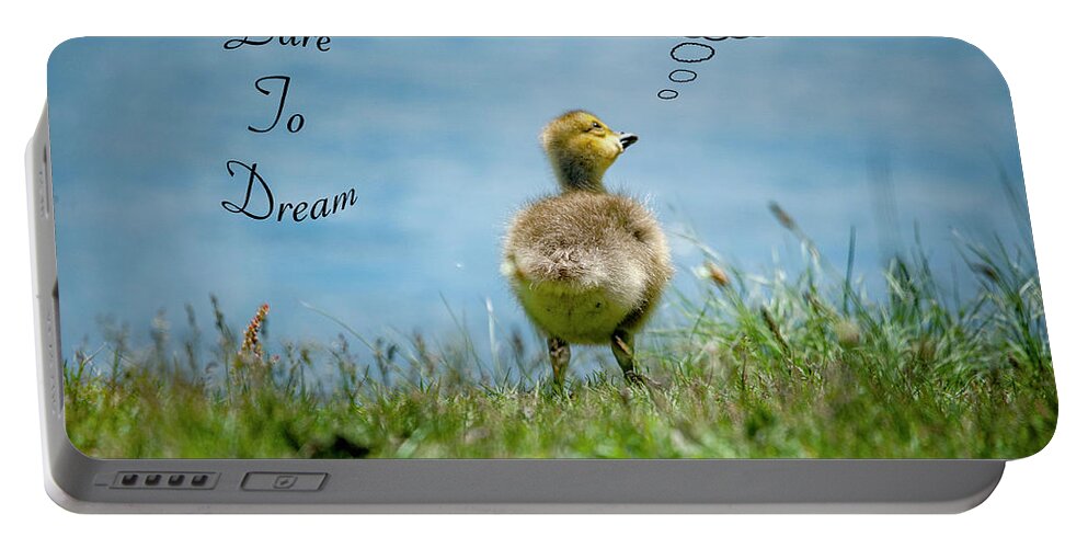 Greeting Card Portable Battery Charger featuring the photograph Dare To Dream by Cathy Kovarik