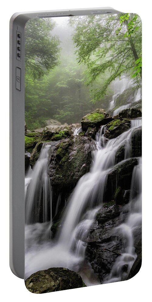 Shenandoah National Park Portable Battery Charger featuring the photograph Dark Hollow Falls by C Renee Martin