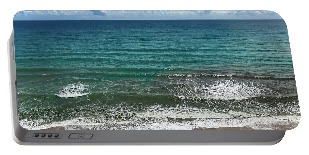 Florida Portable Battery Charger featuring the photograph Day at the Beach by Frank Mari