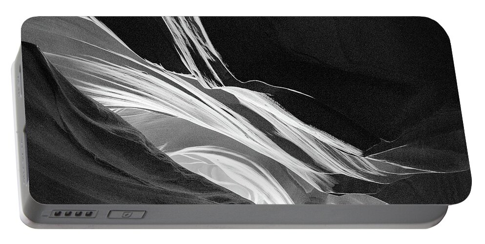 Antelope Canyon. Slot Portable Battery Charger featuring the photograph Desert Diagonal by Stephen Bartholomew