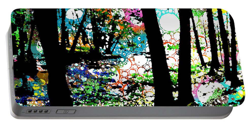 Digital Portable Battery Charger featuring the digital art Design 132 by Lucie Dumas