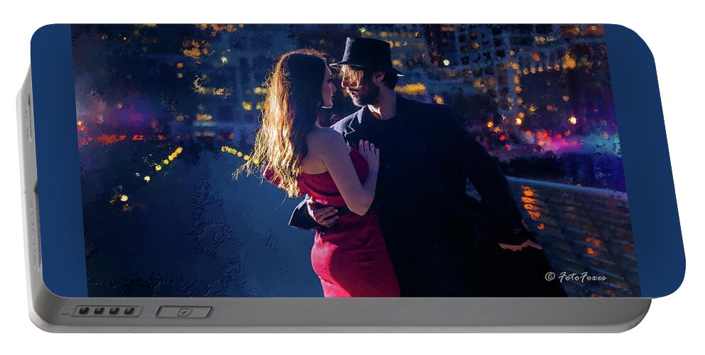 City Portable Battery Charger featuring the photograph Devils' Tango by Alexander Fedin