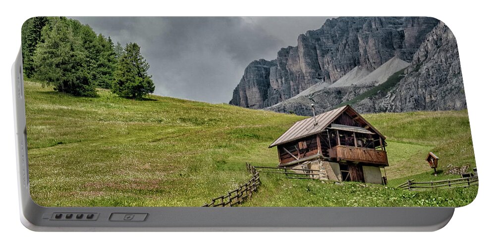 2018 Portable Battery Charger featuring the photograph Dolomites 7120173 by Deidre Elzer-Lento