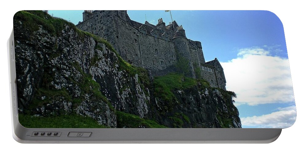 Duart Castle Portable Battery Charger featuring the photograph Duart Castle,Isle of Mull, Scotland by Martin Smith