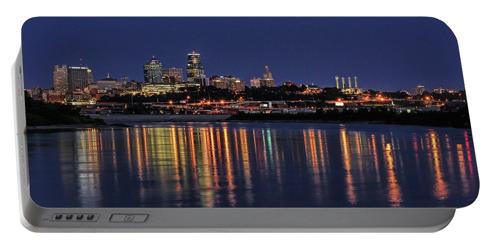 Kansas City Portable Battery Charger featuring the photograph Kansas City by Lynn Sprowl