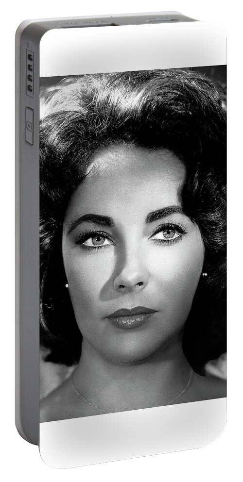 Elizabeth Taylor Portable Battery Charger featuring the photograph Elizabeth Taylor by Doc Braham