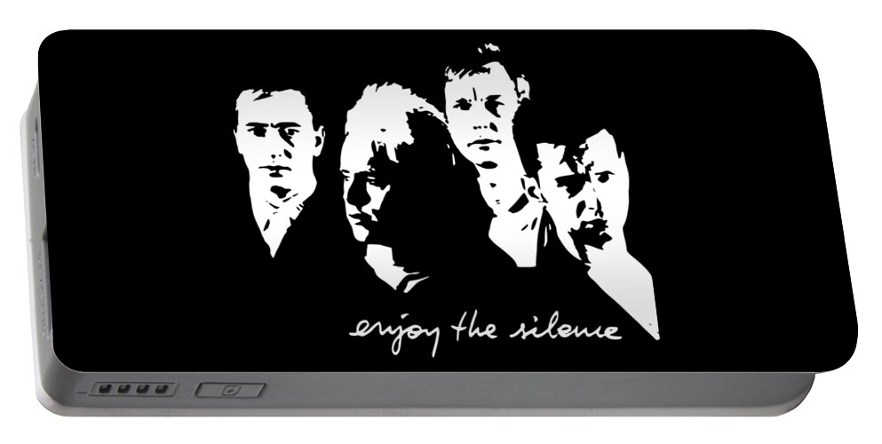 Enjoy The Silence Portable Battery Charger featuring the digital art Enjoy The Silence by Filip Schpindel