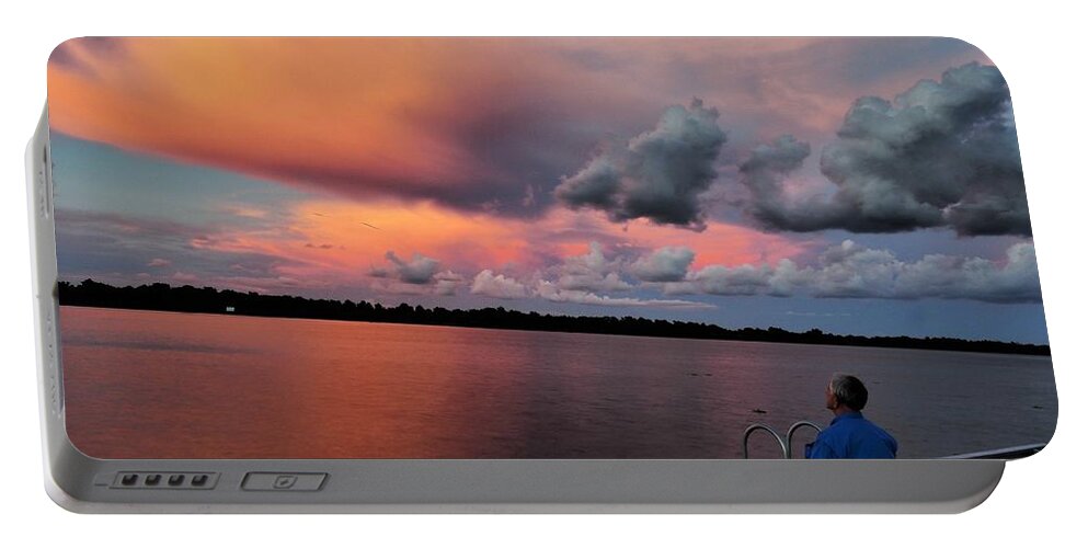  Portable Battery Charger featuring the photograph Enjoying the View by Jerry Connally
