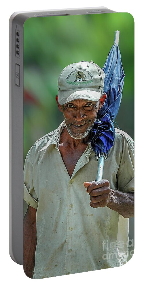Dominican-republic Portable Battery Charger featuring the photograph Faces of the Dominican Republic by Bernd Laeschke