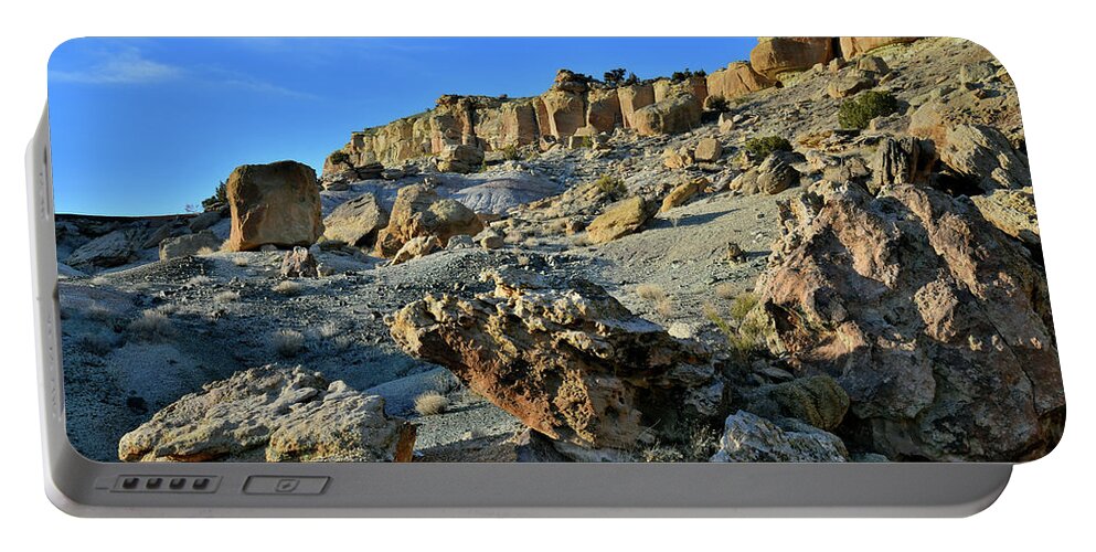 Red Point Portable Battery Charger featuring the photograph Fading Light on Red Point Hillside by Ray Mathis
