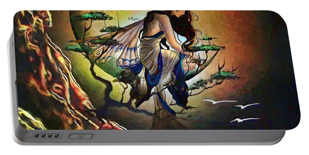 Paint Portable Battery Charger featuring the painting Fantasy art 8 by Nenad Vasic