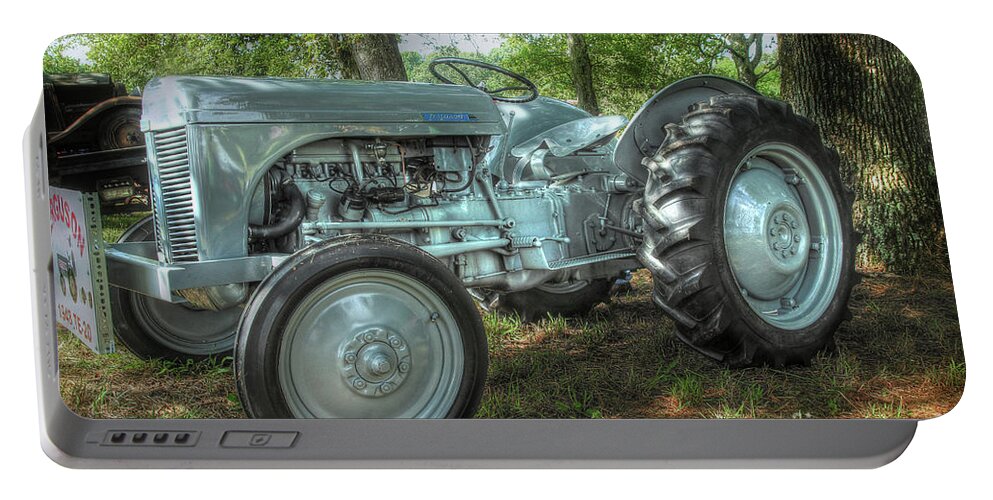 Tractor Portable Battery Charger featuring the photograph Ferguson Tractor by Mike Eingle