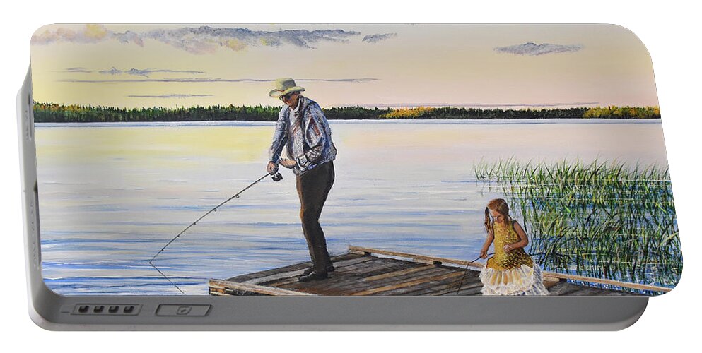 Fishing With A Ballerina Portable Battery Charger