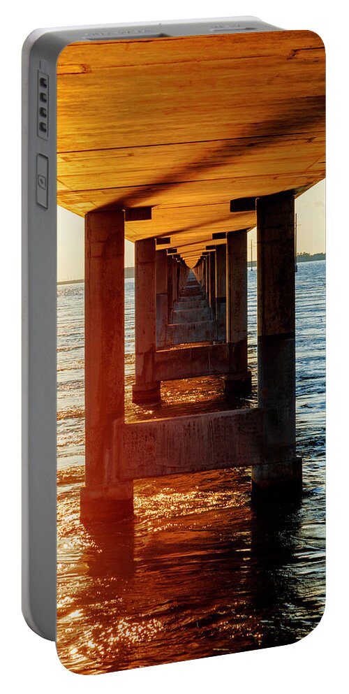 Architecture Portable Battery Charger featuring the photograph Flare by Chad Dutson