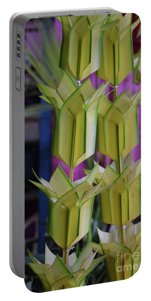 Floral Portable Battery Charger featuring the photograph Floral Decoration by Mini Arora