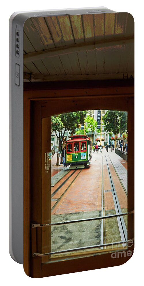 San Francisco Portable Battery Charger featuring the photograph Front Row Seat by Steve Ondrus