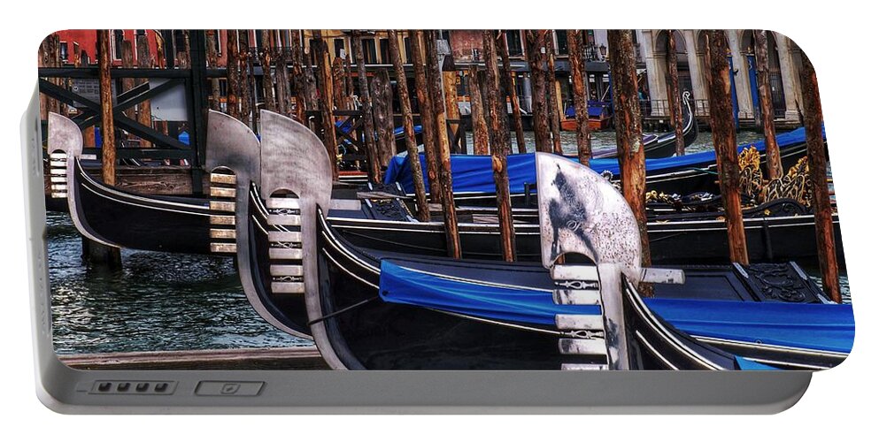  Portable Battery Charger featuring the photograph Gondolas 2 by Al Harden