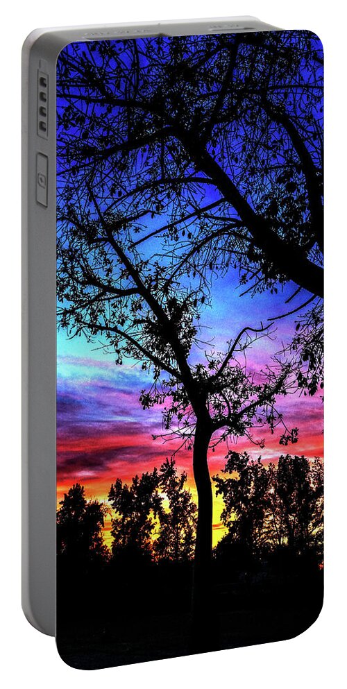 Kenneth James Portable Battery Charger featuring the photograph Good Night Leaves In Fall by Kenneth James