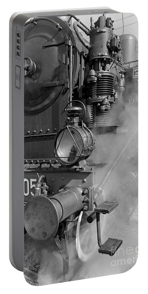 Steam Portable Battery Charger featuring the photograph GR 880 Steaming Up by Riccardo Mottola