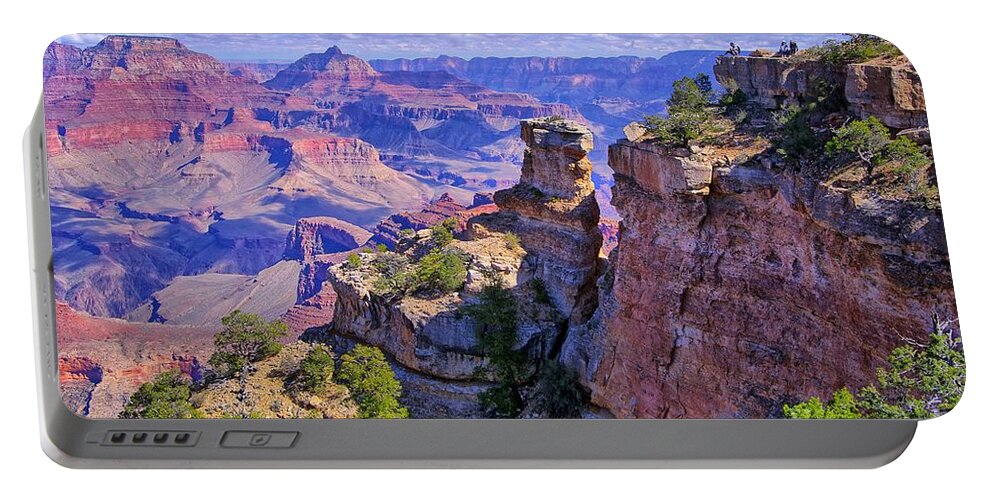Grand Canyon Portable Battery Charger featuring the photograph Grand Canyon Overlook by Alex Morales