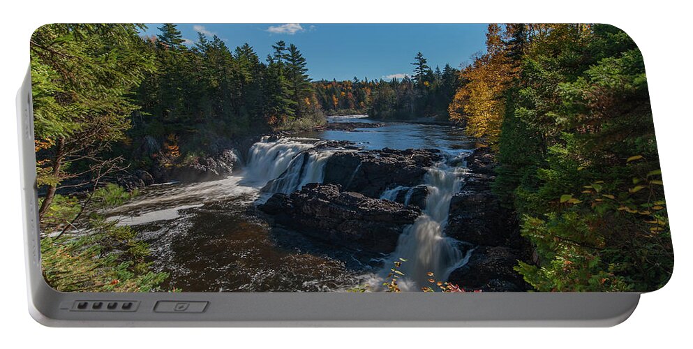 Grand Falls Portable Battery Charger featuring the photograph Grand Falls by Rick Hartigan