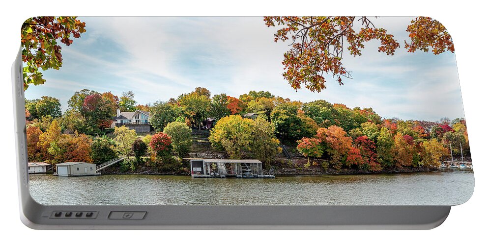 Autumn Portable Battery Charger featuring the photograph Grand Lake Autumn by David Wagenblatt