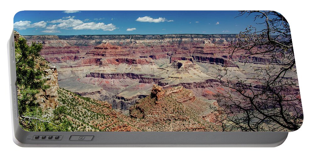 Grand Canyon Portable Battery Charger featuring the photograph Grandeur of the Canyon by Marcy Wielfaert