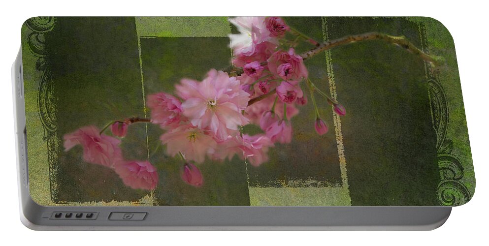 Flowers Portable Battery Charger featuring the photograph Romantic Blossoms 7 by Marilyn Wilson
