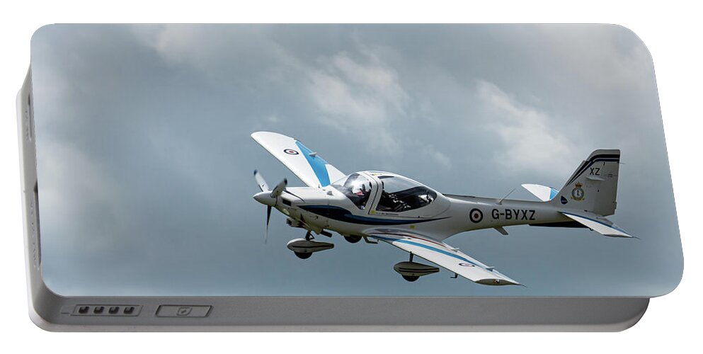 2019 Portable Battery Charger featuring the photograph Grob Tutor G-BYXZ RAF Cosford 2019 by Scott Lyons