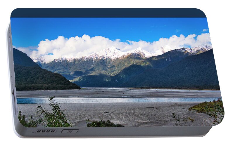 New Zealand Portable Battery Charger featuring the photograph Haast Valley - New Zealand by Steven Ralser