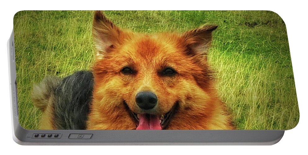 Dog Portable Battery Charger featuring the photograph Hannah Baby by Tikvah's Hope