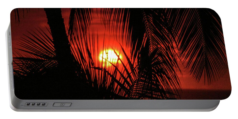 Sunset Portable Battery Charger featuring the photograph Hawaii Sunset by Natural Vista Photo - Matt Sexton