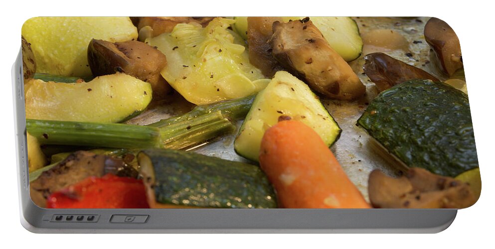 Indian Portable Battery Charger featuring the photograph Healthy roasted vegetables by Kyle Lee