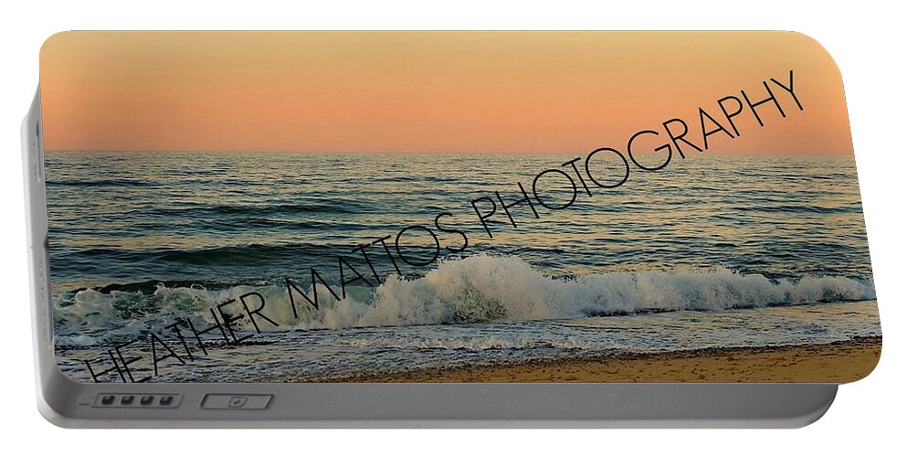 Cape Cod Portable Battery Charger featuring the photograph Heavenly Waves by Heather M Photography