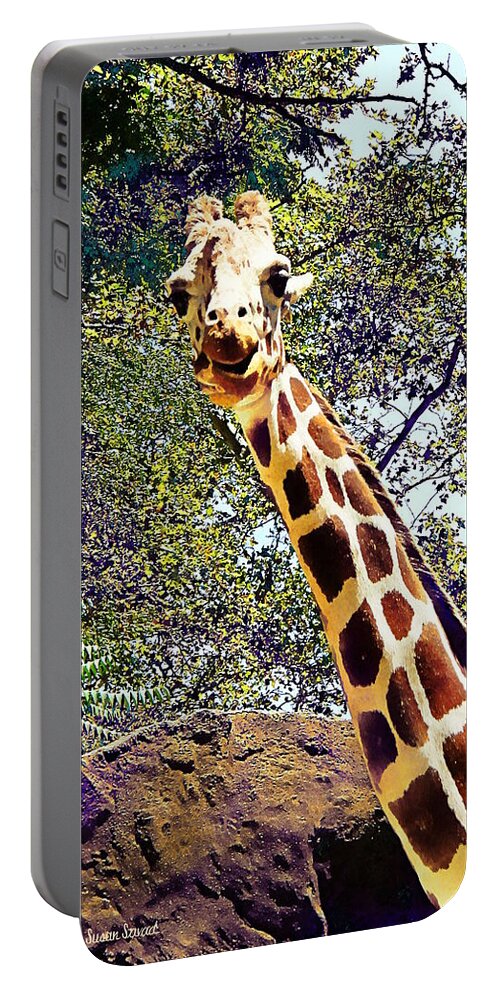  Animal Portable Battery Charger featuring the photograph Hello Down There by Susan Savad