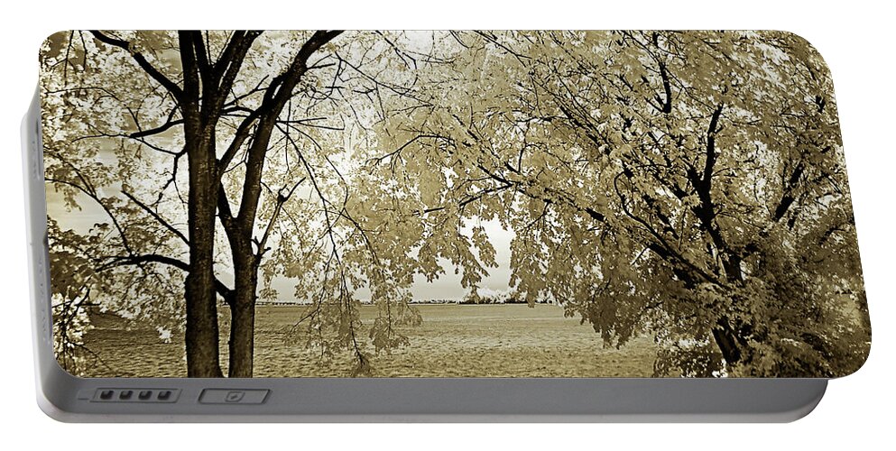 Photo Portable Battery Charger featuring the photograph Hopewell Shores 1 by Alan Hausenflock