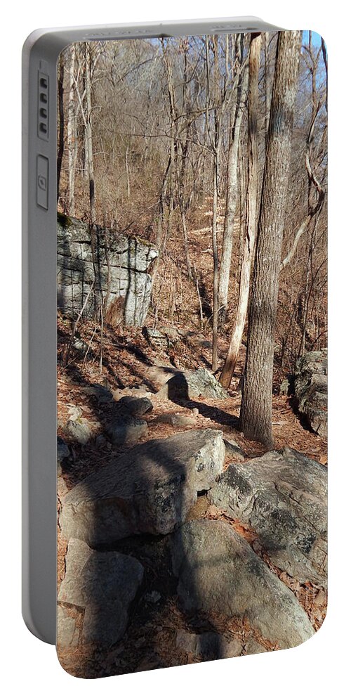 House Mountain Portable Battery Charger featuring the photograph House Mountain 1 by Phil Perkins