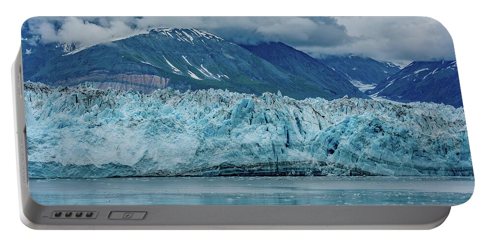 Frozen Portable Battery Charger featuring the photograph Hubbard Glacier by Marcy Wielfaert