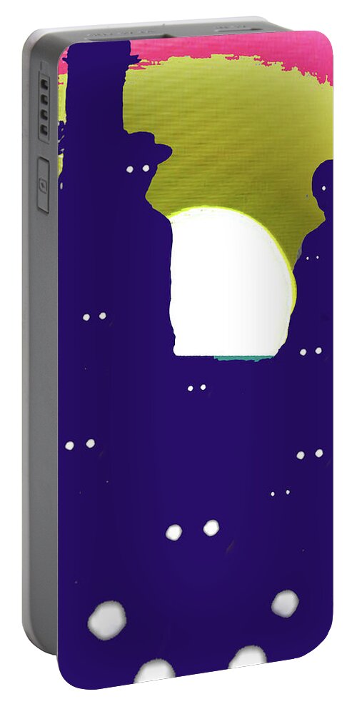 I Hear Something In The Woods Portable Battery Charger featuring the digital art I Hear Something in the Woods? by Seth Weaver
