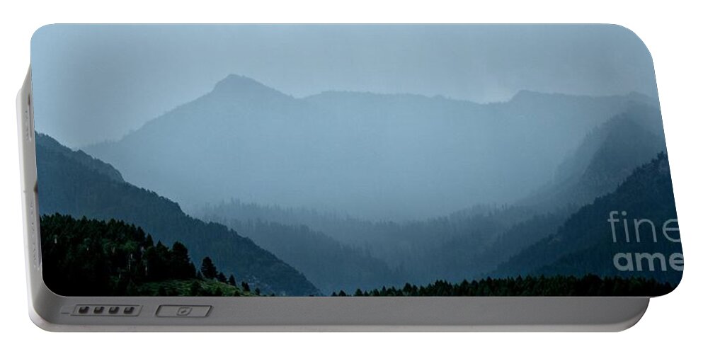 Rain Portable Battery Charger featuring the photograph In the Mist by Dorrene BrownButterfield