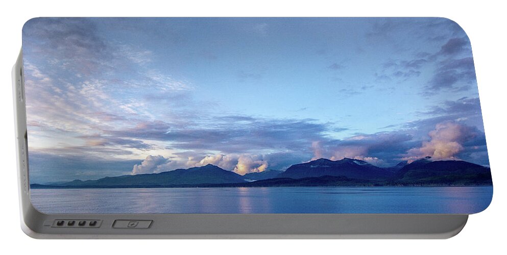 Alaska Portable Battery Charger featuring the photograph Inside Passage Idyllic Evening by Douglas Wielfaert