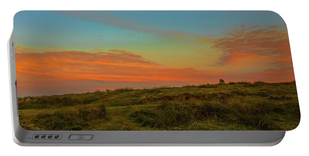 Irish Sunset- Portable Battery Charger featuring the photograph Irish sunset #i1 by Leif Sohlman