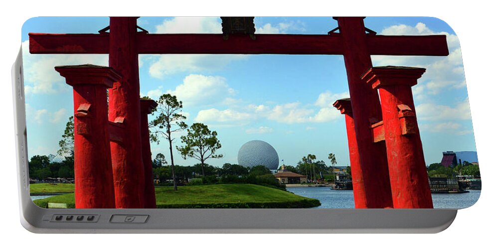 Japan Portable Battery Charger featuring the photograph Japan at Epcot by David Lee Thompson