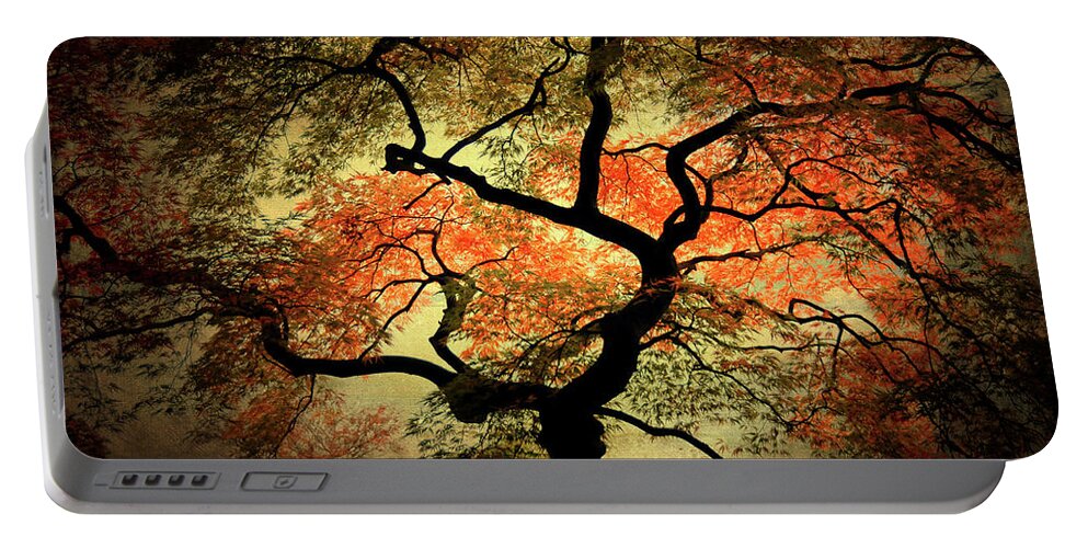 Tree Portable Battery Charger featuring the photograph Japanise by Philippe Sainte-Laudy